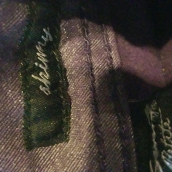 3/$25 Seven7 Size 6P Purple Skinny Jeans - Picture 5 of 6